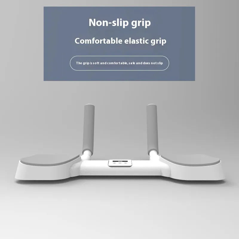 White flat support trainer with alloy aluminium tube construction for household fitness