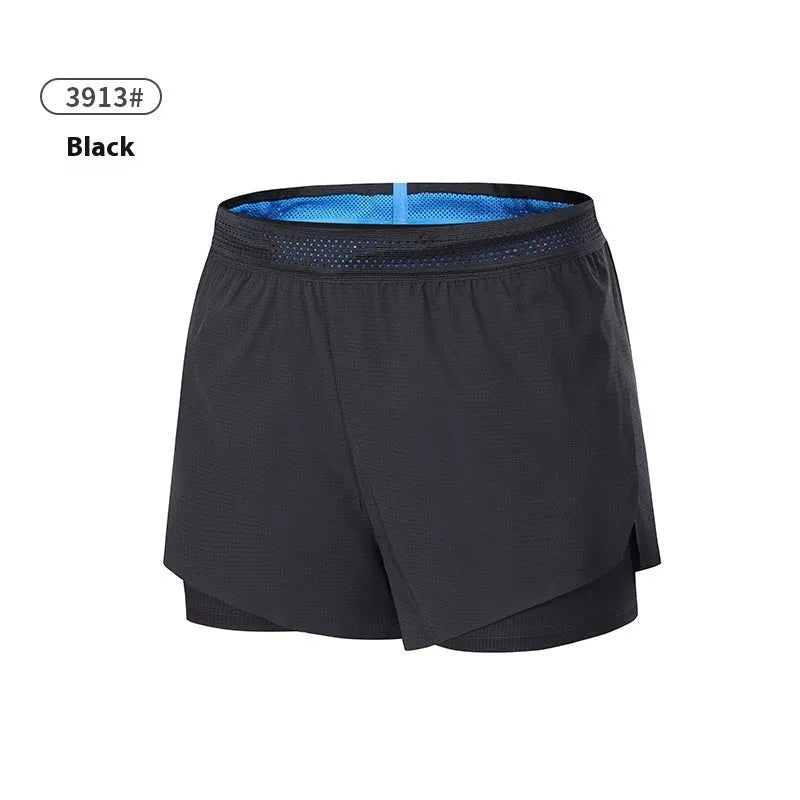 Men's low-waist polyester basketball shorts in a solid colour on a size chart background.