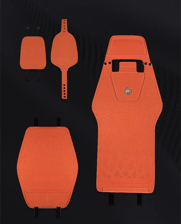 Tailored ultra thin car seat cover with gradient hole design in six colour options