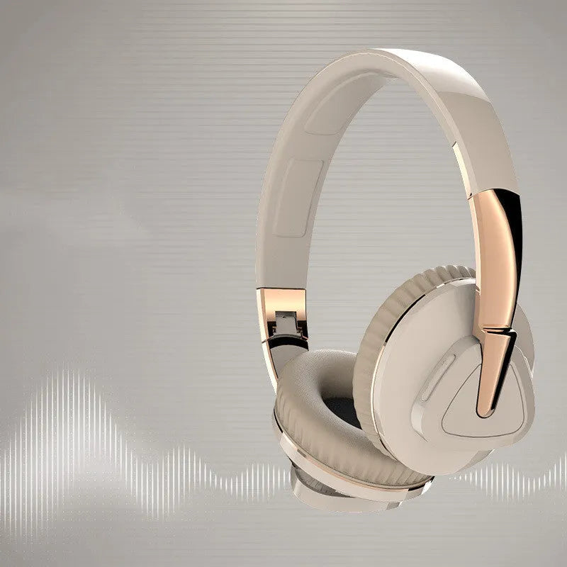 H3 wireless over-ear headset in black with Bluetooth 5.0, AUX jack, and TF card slot features