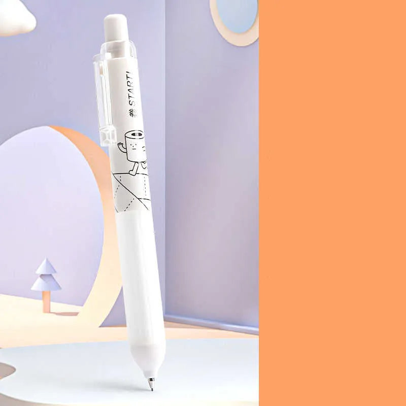 Automatic pencil with cloud grip design showing 0.5mm writing thickness