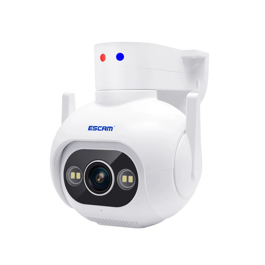 Smart Colour Night Vision H265 4MP IP66 waterproof outdoor security camera on wall mount