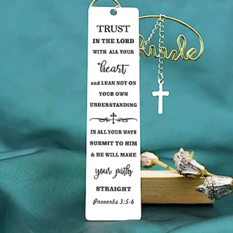 European style stainless steel bookmark with CF-S5170 steel colour finish for Bible marking