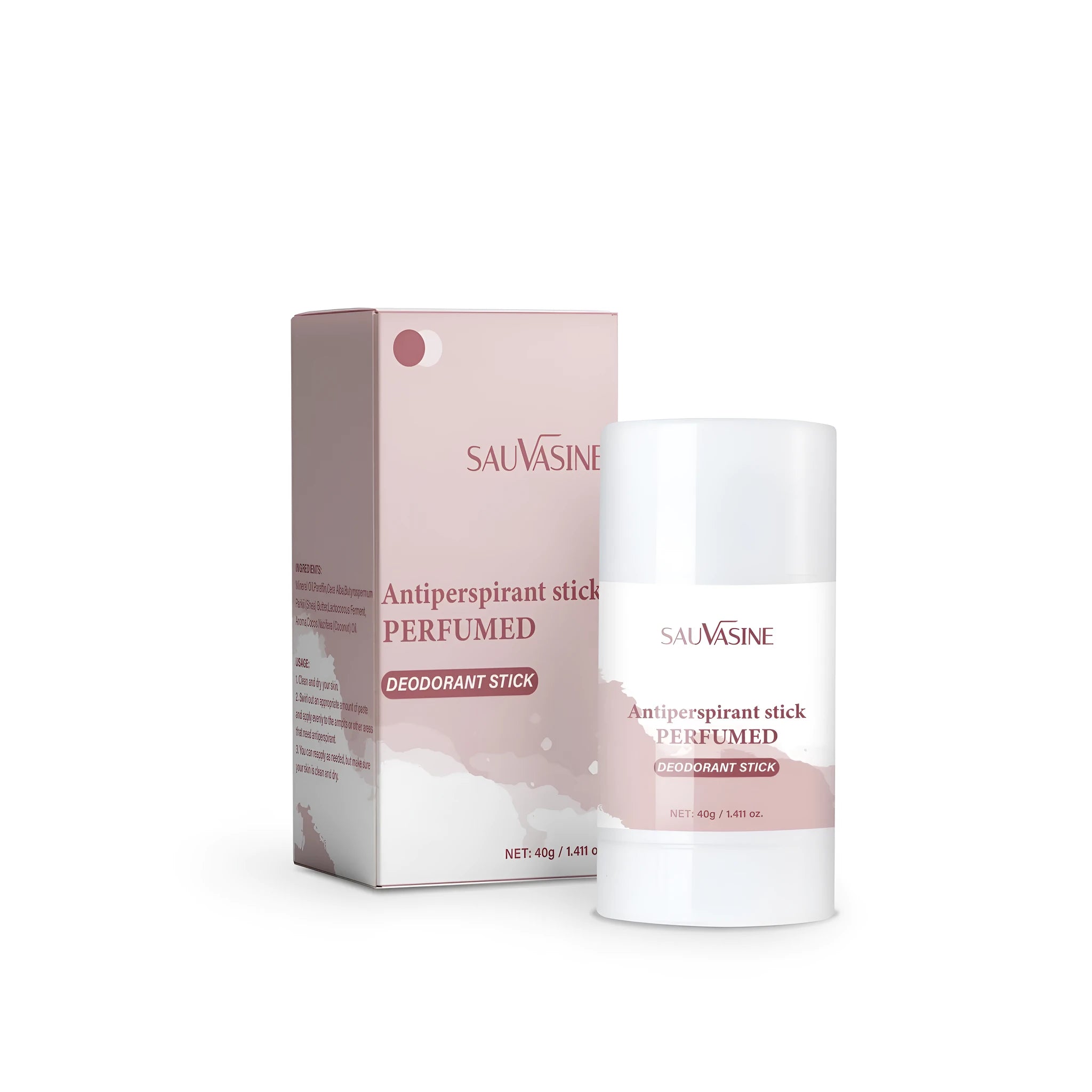40g antiperspirant deodorant stick in sweat bar format for fading armpit odour.