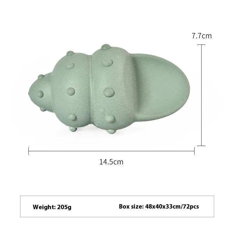 Blue and green deep sea shark rubber dog toys for aggressive chewers