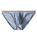 Men's modal butt-lift underwear in dark gray, pink, yellow green, blue, and sky blue colours.