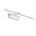 White LED mirror headlight with three-colour lighting options for bathroom and makeup illumination