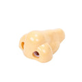 Flesh colour plastic manual pencil sharpener with geometry shape and big nostril hole