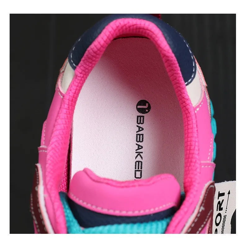 Leather sports casual shoes with thick wedge soles and front lace-up closure in multiple colour options