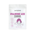Jar of white hyaluronic acid powder for DIY facial masks, 100g capacity.