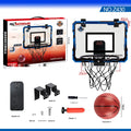 Foldable basketball frame with parallel panel backboard mounted using suction cups