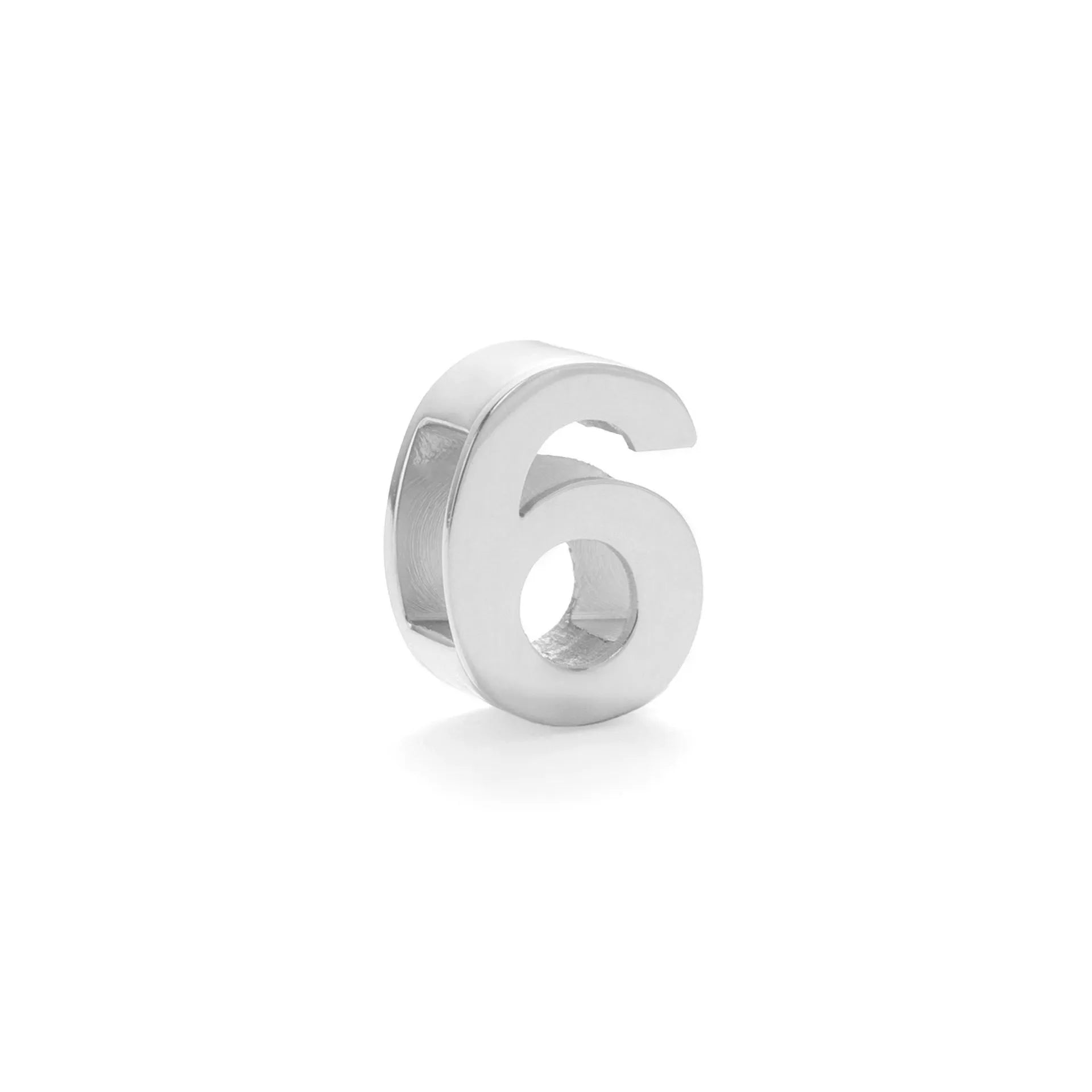 Titanium steel personalised necklace with a charm showing the letter A on a 40.5cm chain.