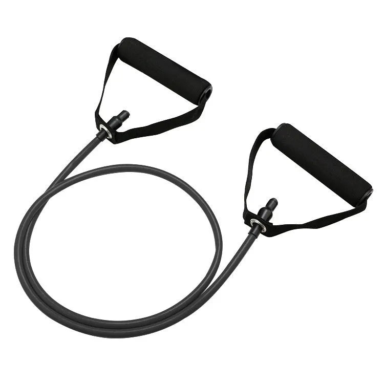 Colour-coded adjustable chest expander with TPE tension rope for home fitness