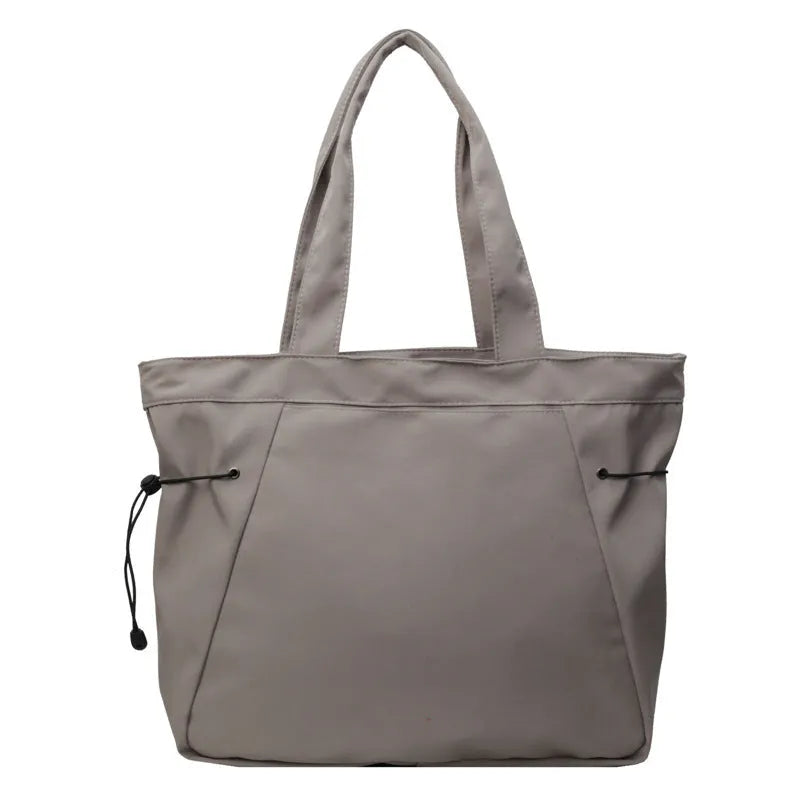 Soft foldable Oxford cloth commuter shoulder tote bag in street trend style