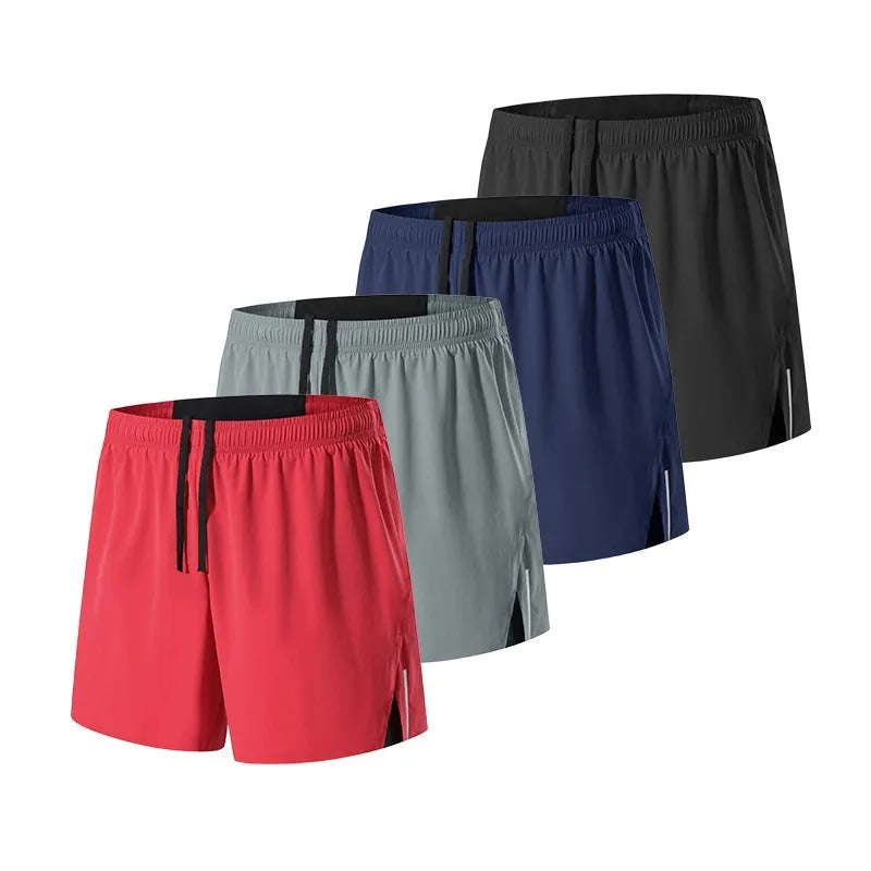 Men's loose fit off-road running shorts with high waist and quick-dry fabric in multiple colour options