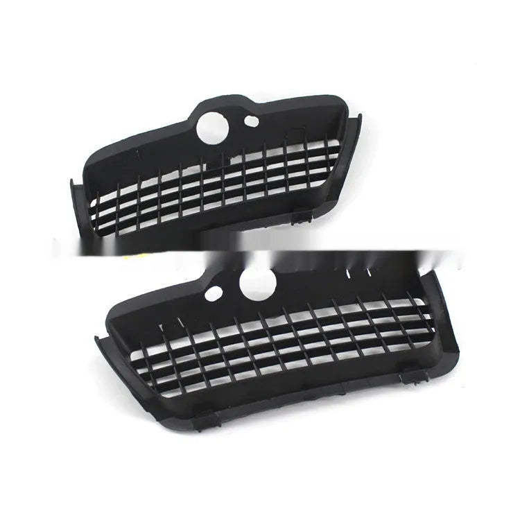 Black ABS plastic Volkswagen Golf 3 front bumper fog light covers pair for lower grille replacement