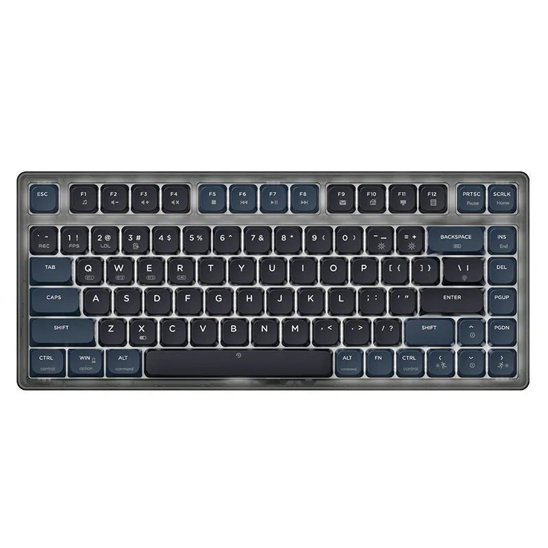 AJAZZ AK832PRO green mechanical keyboard with RGB backlighting on a desk