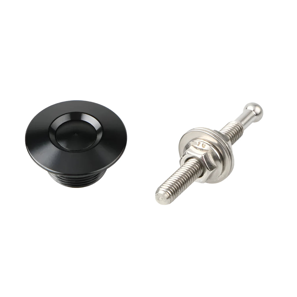 30mm diameter aluminium car engine cover lock in silver, black, gold, blue, and red colour options