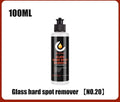 Glass oil film remover cleaning cream in 50ml, 100ml, and 200ml plastic containers for car windows