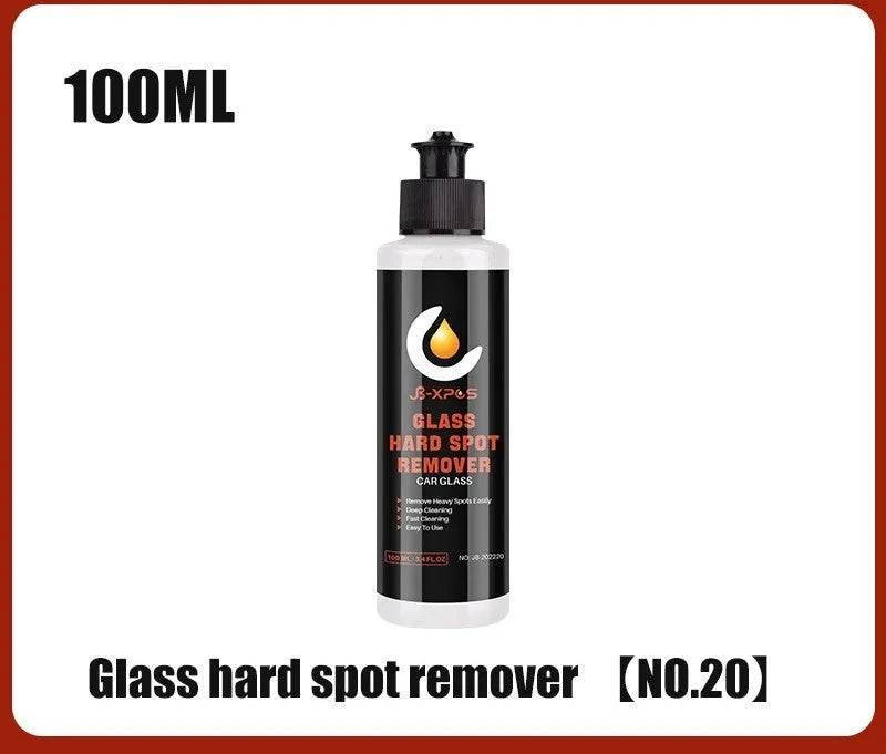 Glass oil film remover cleaning cream in 50ml, 100ml, and 200ml plastic containers for car windows