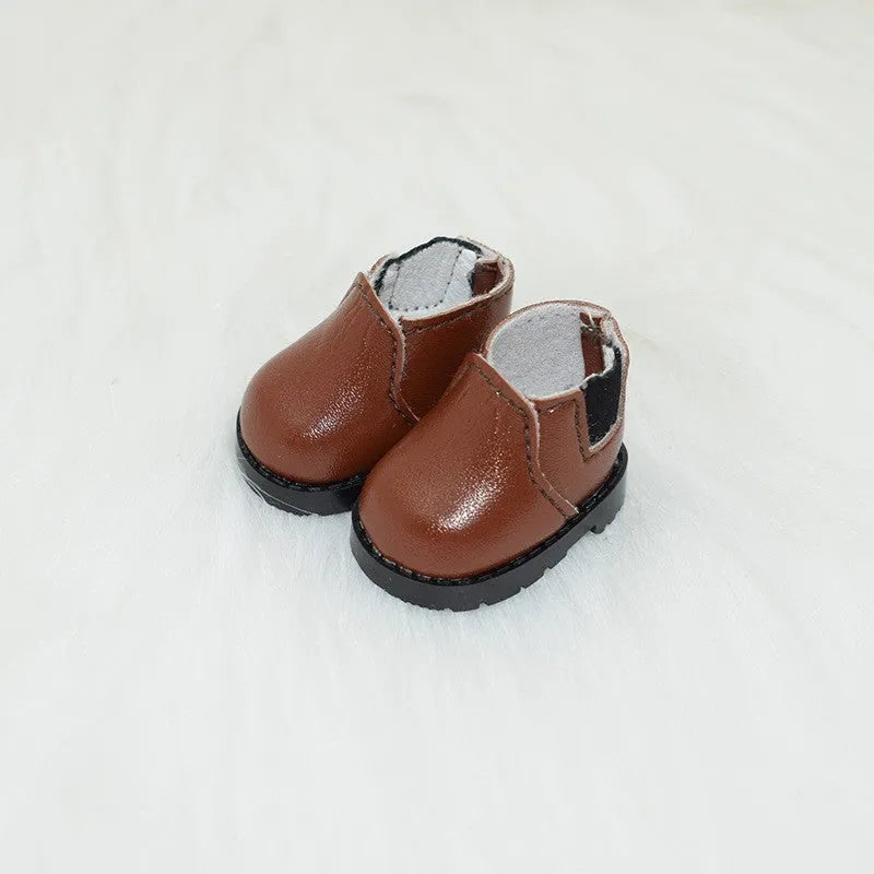 17CM doll replacement shoes in multiple styles including black boots and leather designs