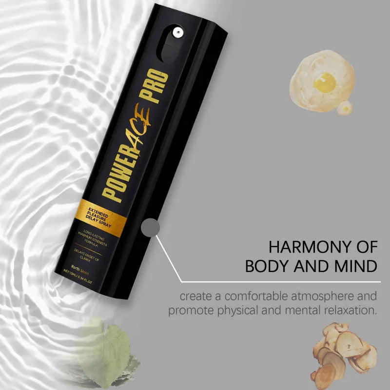 Men's body care spray bottle 10ml with botanical extract formula