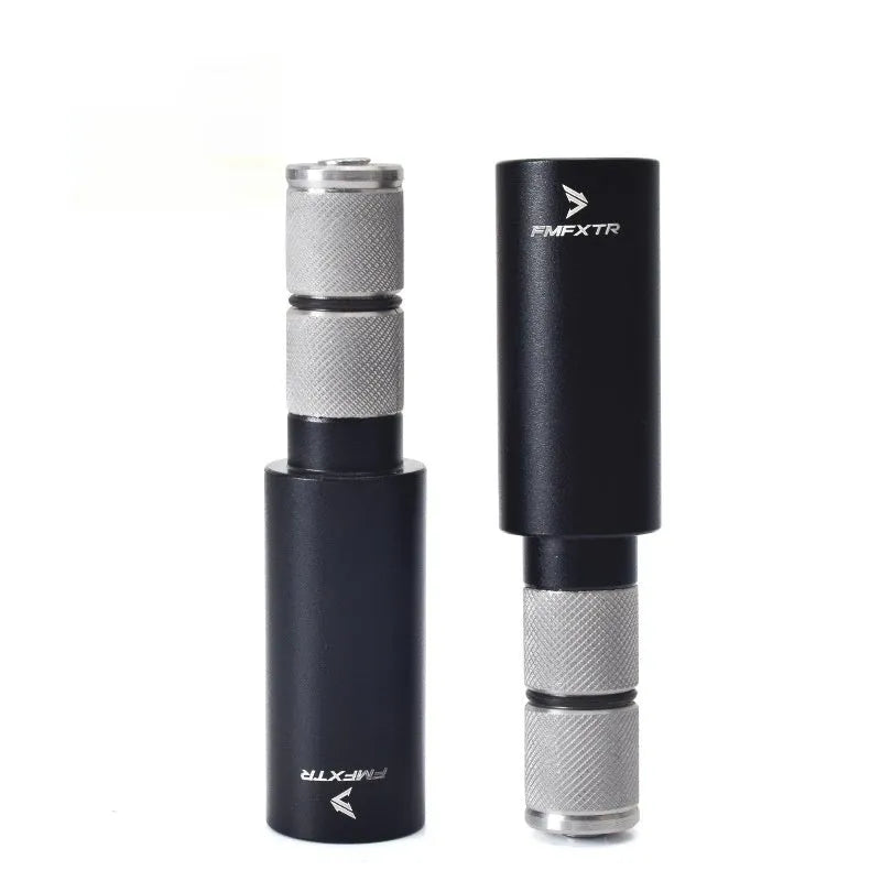 Aluminium alloy bicycle handlebar extension rod with folding mechanism and included handlebars