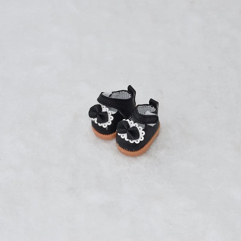17CM doll replacement shoes in multiple styles including black boots and leather designs