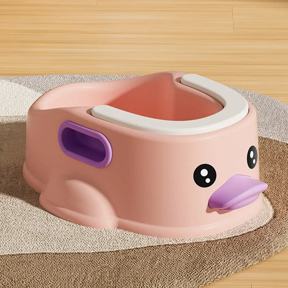 PVC duck-shaped pet bathtub for dogs and cats in blue, pink and yellow colour options