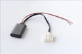Black JieRui-BT 5908 Bluetooth audio cable for Mazda vehicles with AUX port