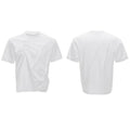 Men's grey cotton T-shirt with three-dimensional pleated texture and a loose fit
