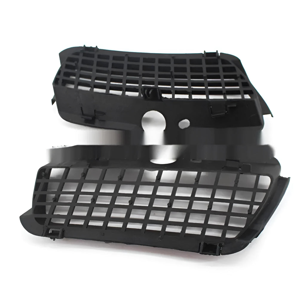 Black ABS plastic Volkswagen Golf 3 front bumper fog light covers pair for lower grille replacement