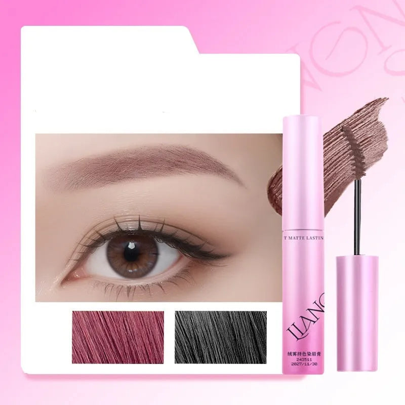 Eyebrow cream in four shades: coconut palm milk coffee, raw latte, coffee pink latte, and can be born