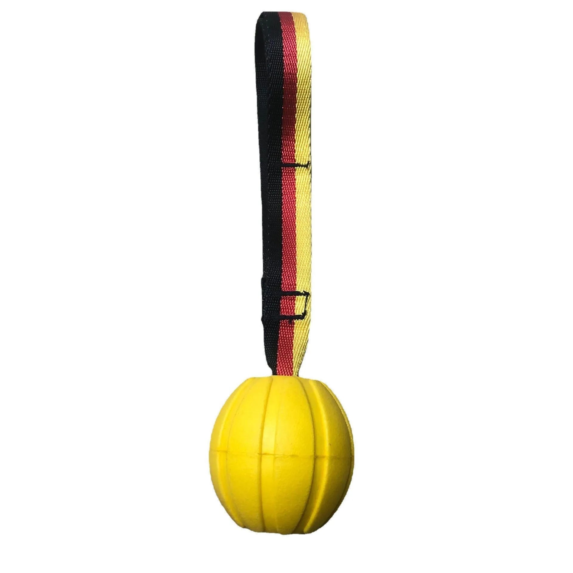 EVA floating dog training ball in camouflage colour with tetherball design for water retrieval