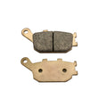 Sintered rear brake pad for Honda CBR954RR CBR929RR showing friction material and backing plate