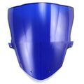 Motorcycle windscreen for Kawasaki ZX-6R and ZX-10R in blue or brown colour