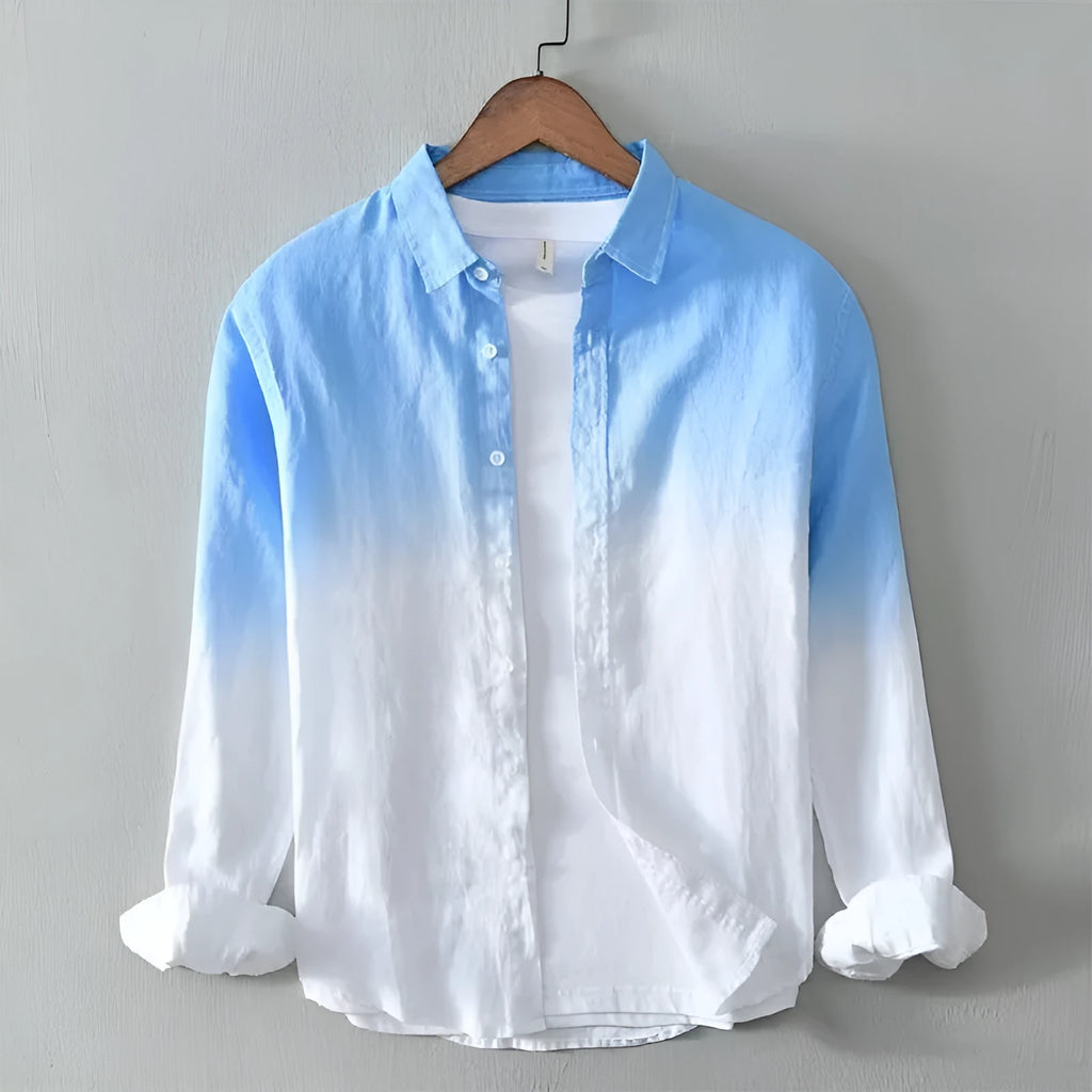 Casual youth loose top coat jacket in polyester hemp blend fabric with slim fit tailoring