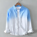 Casual youth loose top coat jacket in polyester hemp blend fabric with slim fit tailoring