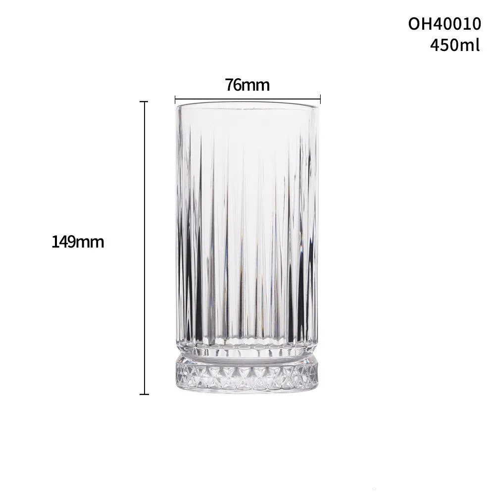 Whiskey glass with thick base in selected colour from ten available options, 301-400ml capacity