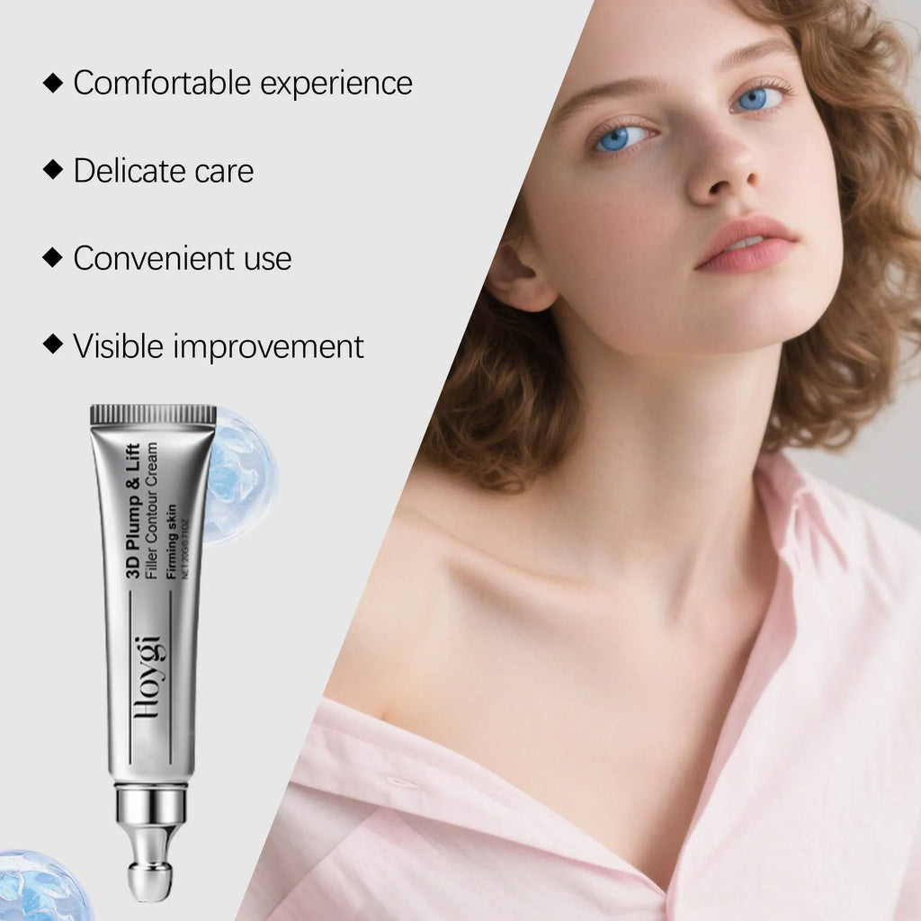 20g moisturising and nourishing eye cream pot with ingredients glycerol and ceramide EOS for eye contour care