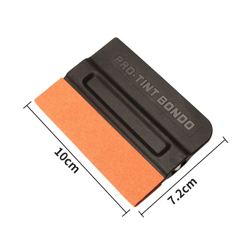 ABS plastic film scraper tool with magnet for car vinyl wrap and window tint application