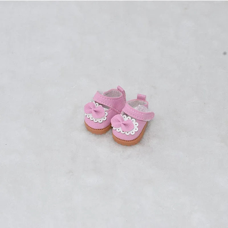 17CM doll replacement shoes in multiple styles including black boots and leather designs