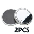 LED light-up coaster for car cup holders showing colourful illumination and 68mm diameter