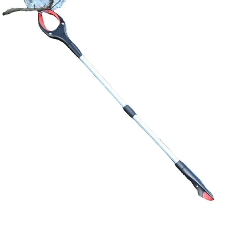 Blue plastic and aluminium alloy trash folder clip pliers for organising materials.