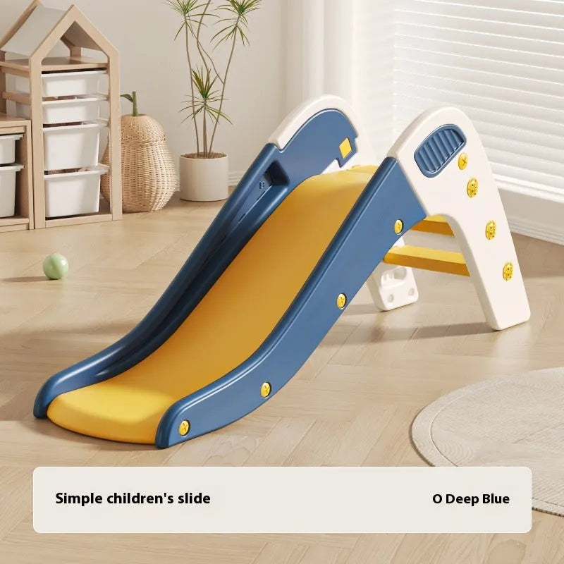 Small plastic baby slide in blue colour for children under three years old