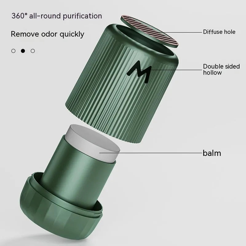 Solid car aromatherapy decoration cup in Ai Meng format, measuring 10 by 6 centimetres.