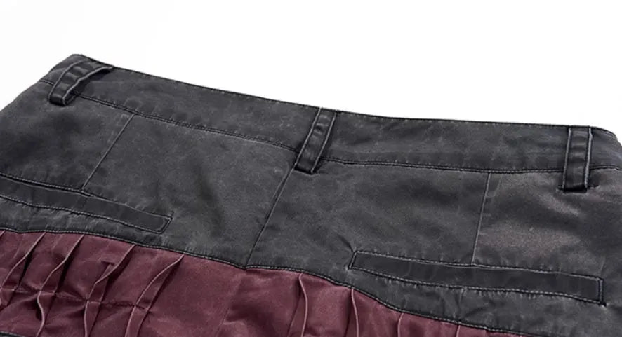 Boys wide-leg trousers in Korean style with solid black colour option