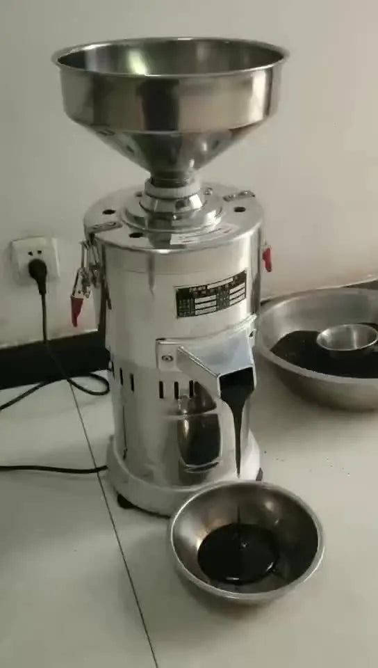 ZX-100Y stainless steel electric sesame paste machine with 100mm grinding wheel for household use