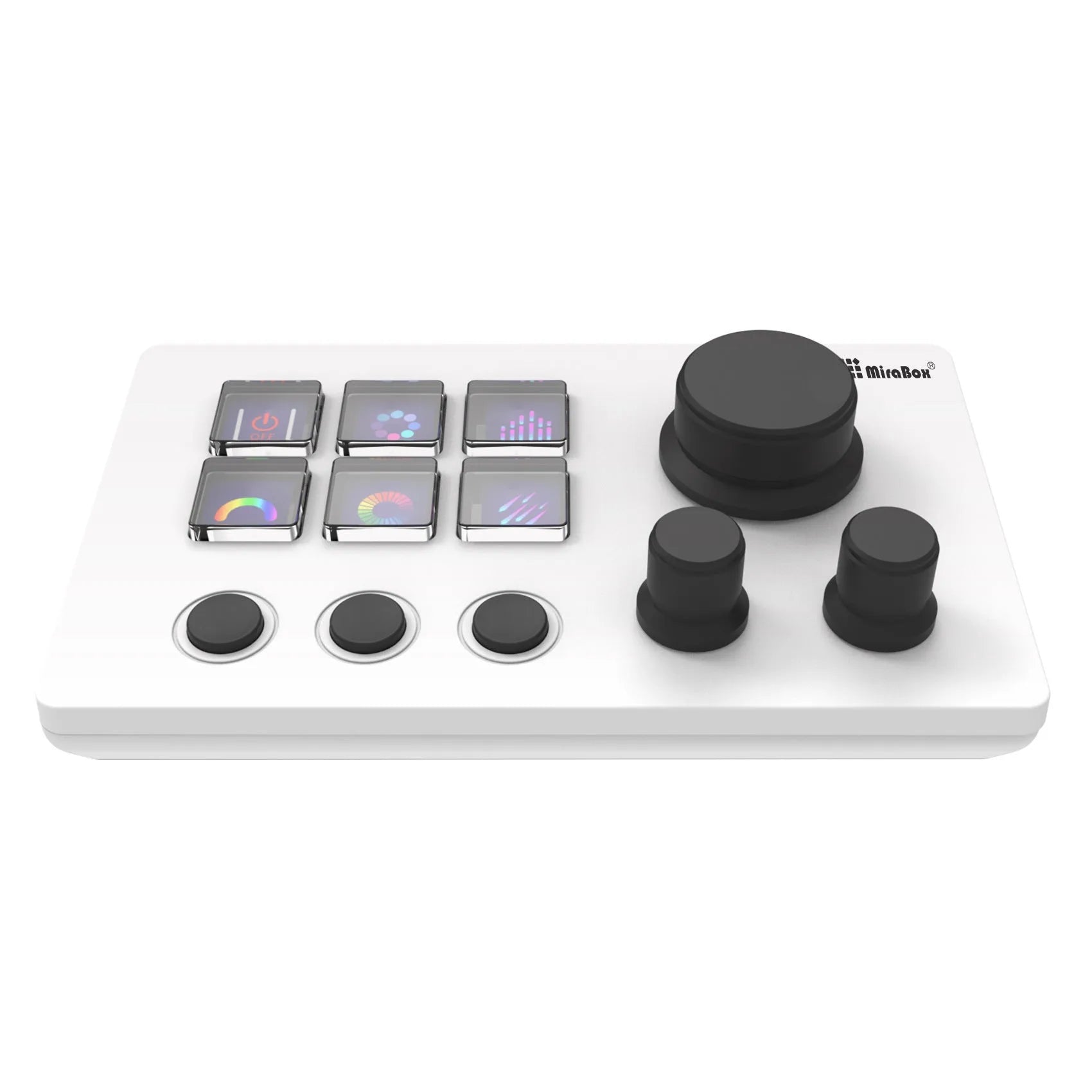 Visual Keyboard N3 silicone keypad in black or white with 2m cable