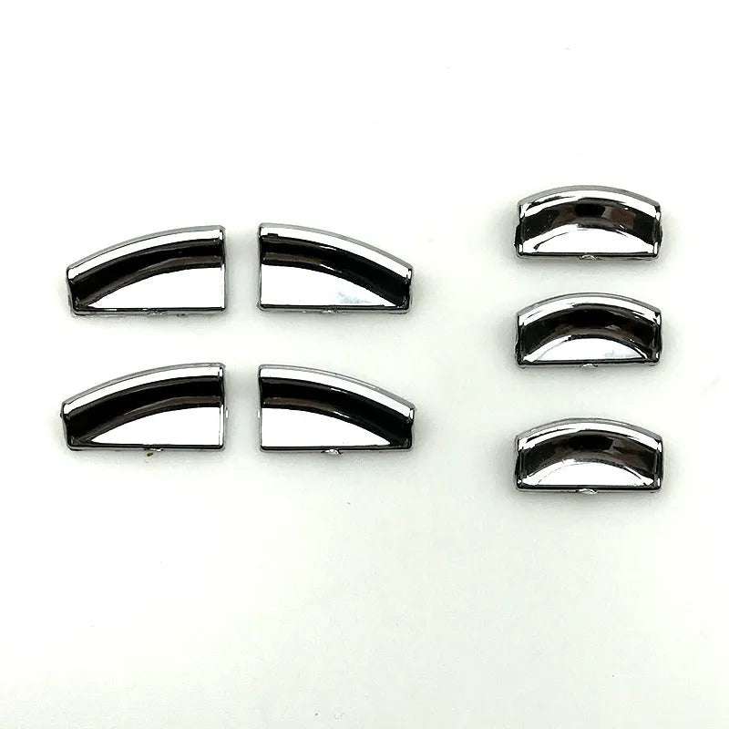 Black glitter ABS plastic window lift button decorative sticker for car interior customisation